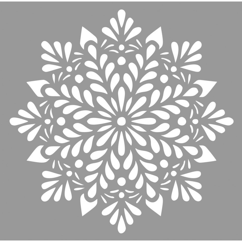 Sablon Refolosibil Mandala Flower 290*290mm - SP652929