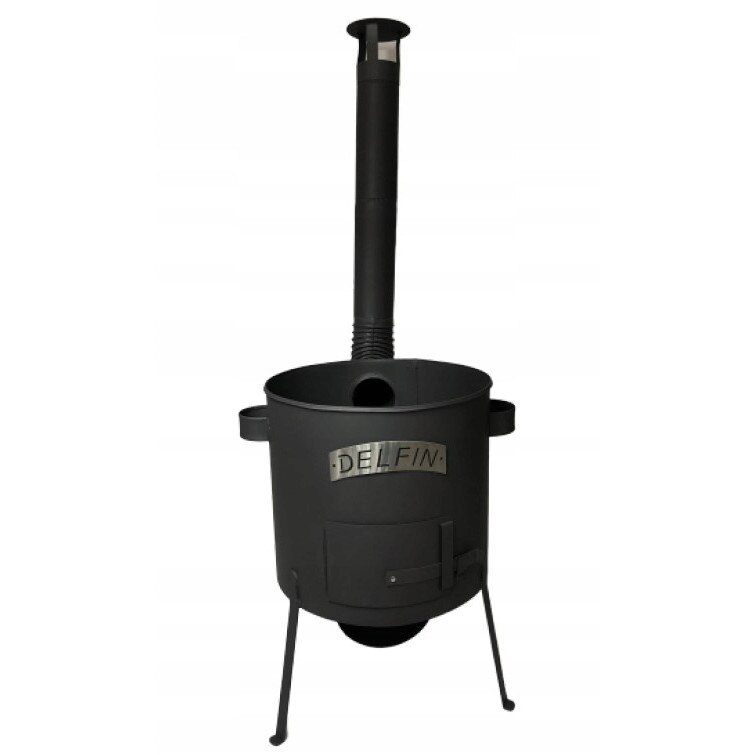 Cazan de gatit KTM1 ⌀39 cm, Delfin, negru