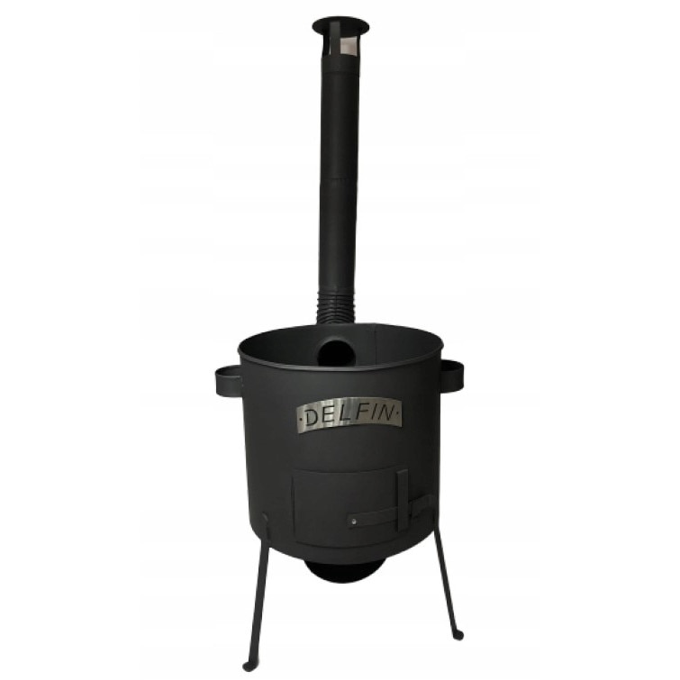 Cazan de gatit KTM1 ⌀31 cm, Delfin, negru