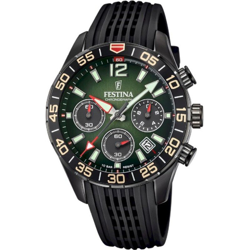 Ceas barbatesc Festina Men F20518/2, Analog, Sticla minerala, 10 ATM, Multicolor