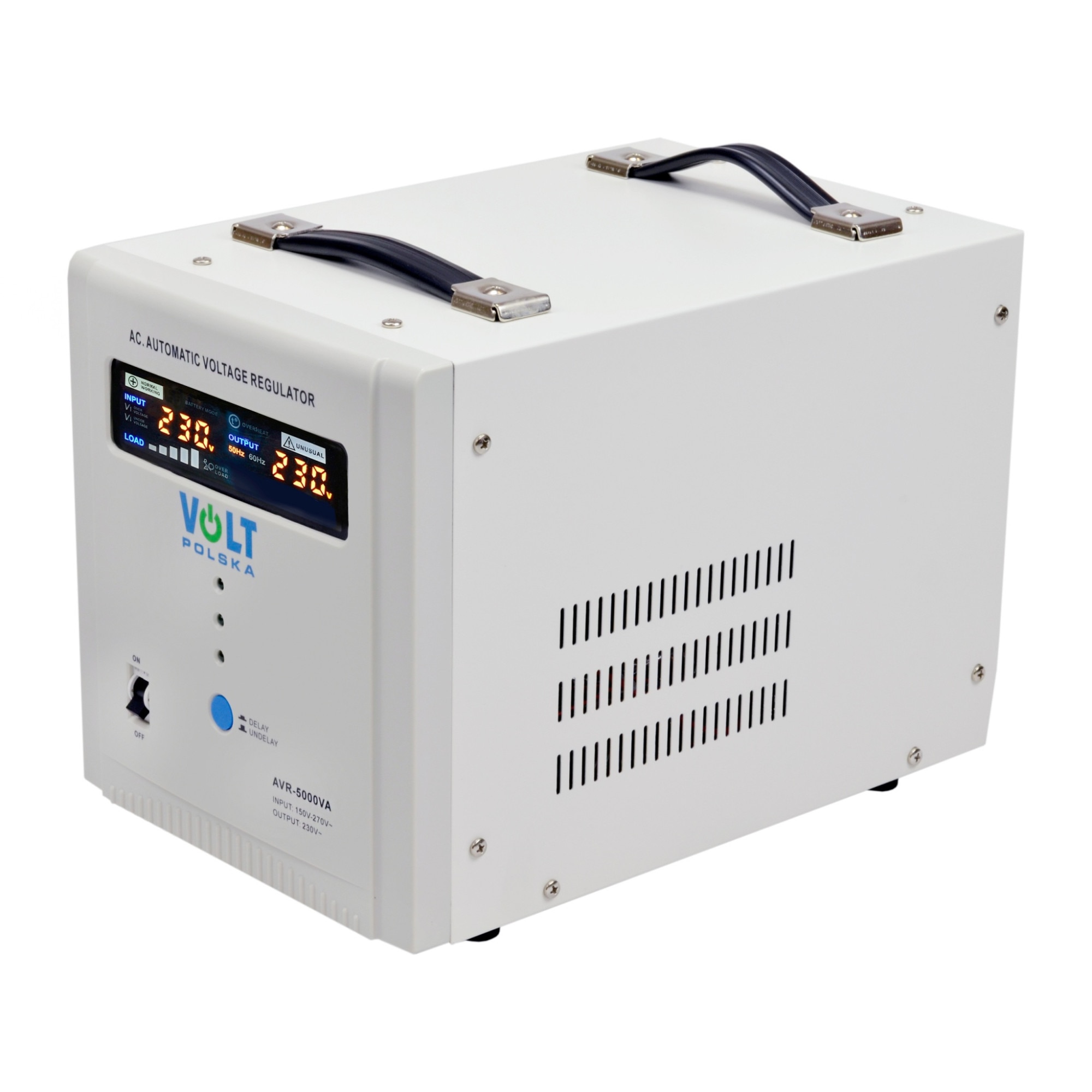 Stabilizator de tensiune Qoltec AVR 53895, 2000VA
