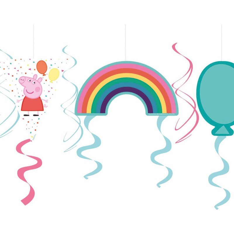 Ghirlanda decorativa Peppa Pig , 61 cm, Multicolor