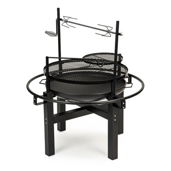 Gratar 5 in 1, diferite grilaje si carlige speciale pentru prepararea alimentelor, protap mare cu maner, vatra mare, 96.5 x 85 x 60 cm Gratar 5 in 1, diferite grilaje si carlige speciale pentru prepararea alimentelor, protap mare cu maner, vatra mare, 96.5 x 85 x 60 cm