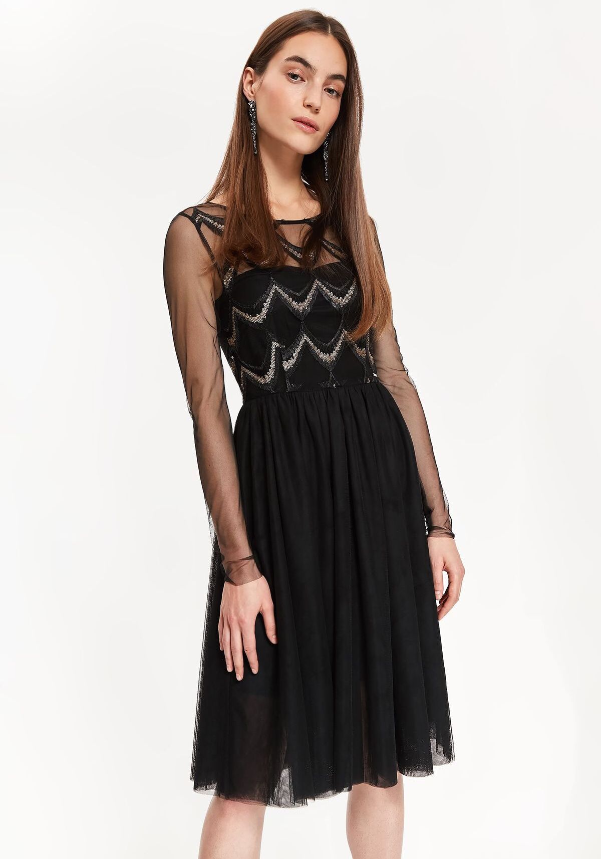 Rochie pentru femei, TOP SECRET, SSU2552, Negru