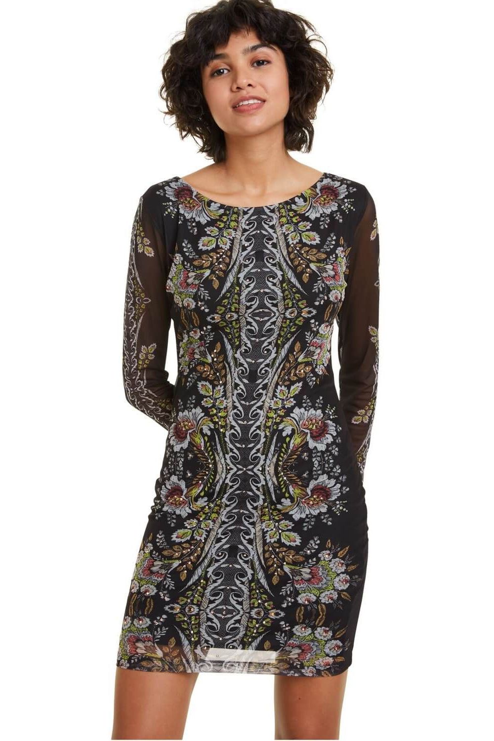 Rochia de dama, Desigual Vest Eyre, Multicolor, M