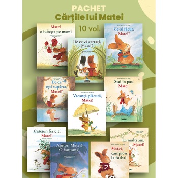 Pachet Cartile lui Matei 10 volume - Brigitte Weninger, Eve Tharlet Pachet Cartile lui Matei 10 volume - Brigitte Weninger, Eve Tharlet