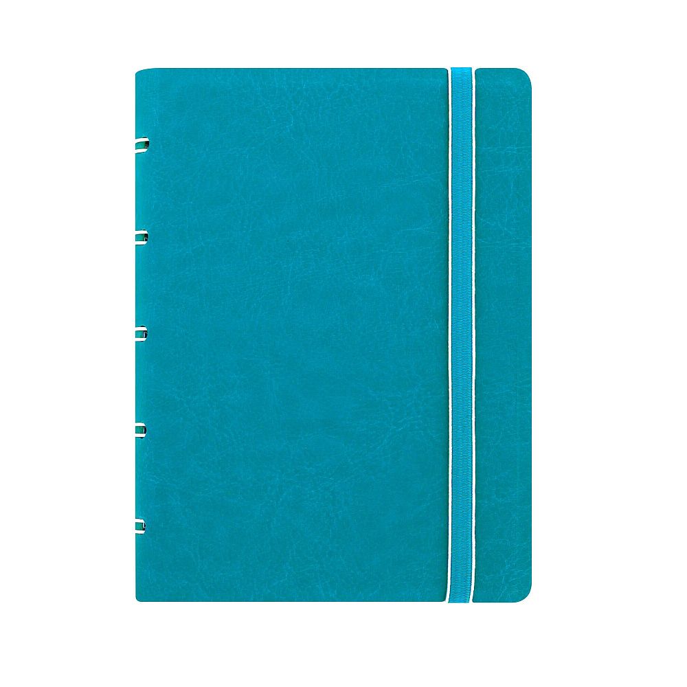 Agenda Pocket A6 nedatata cu spirala si rezerve FILOFAX Notebook Classic Aqua