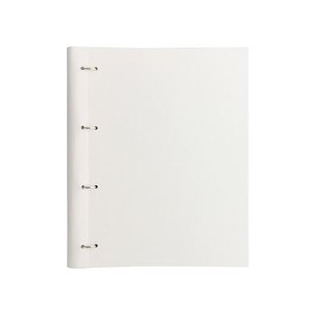 Agenda A4 nedatata cu rezerve si inele FILOFAX Clipbook Classic, Monochrome White Agenda A4 nedatata cu rezerve si inele FILOFAX Clipbook Classic, Monochrome White