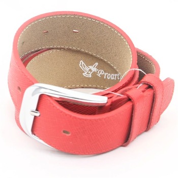 Curea dama caza pelletteria piele naturala rosie 95 cm Curea dama caza pelletteria piele naturala rosie 95 cm