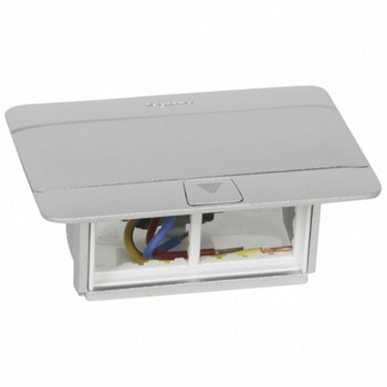 Pop-up boxes, suport, aparataj, modular, incastrabil, 4 module, finisaj aluminu, LG054011, Legrand Pop-up boxes, suport, aparataj, modular, incastrabil, 4 module, finisaj aluminu, LG054011, Legrand