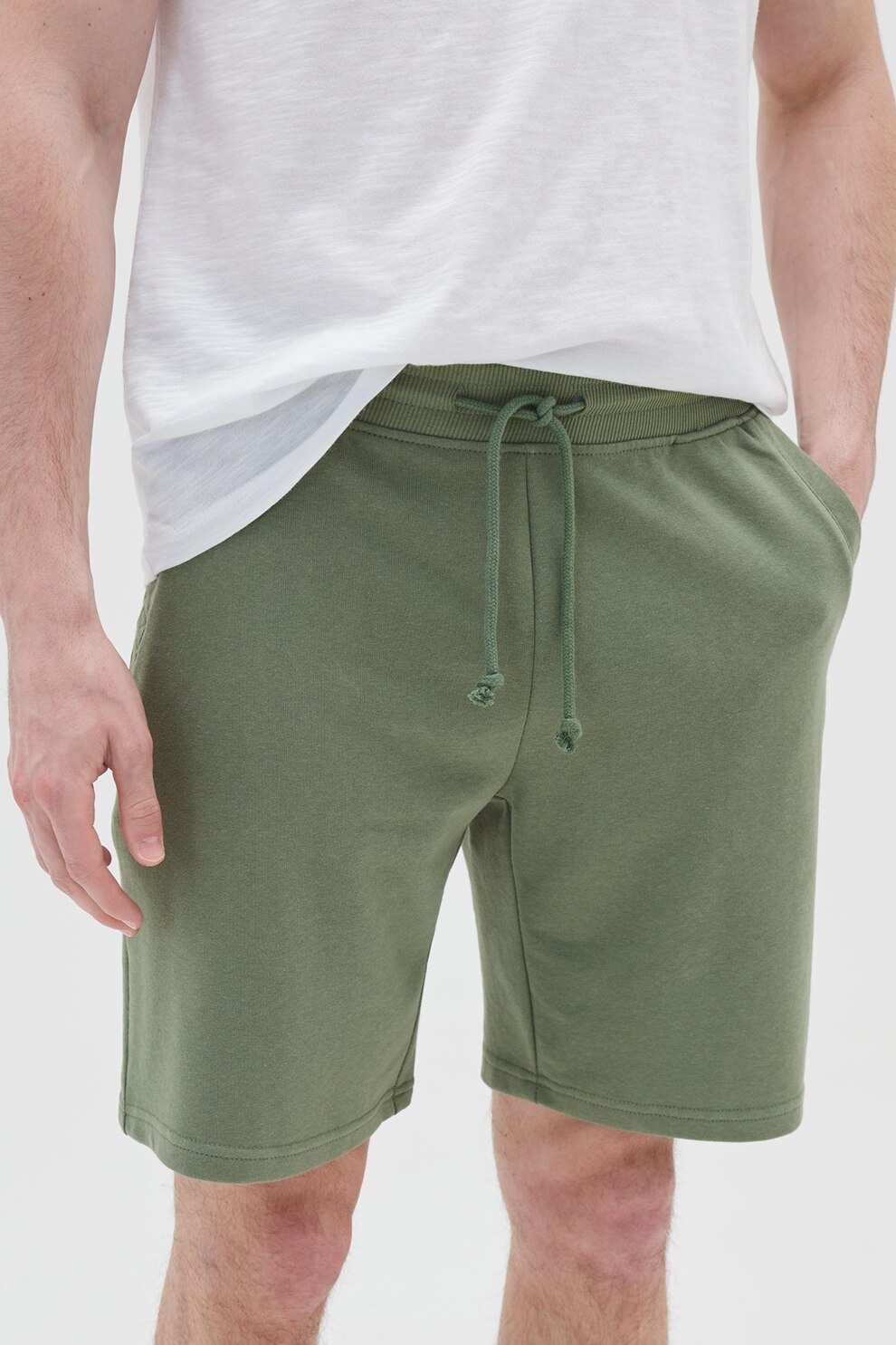 OVS, Bermude sport cu snur, Verde sparanghel