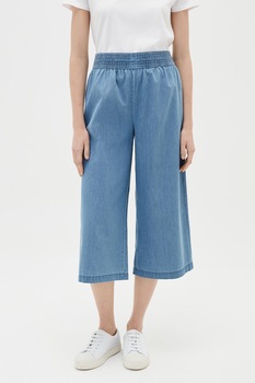 OVS, Blugi crop cu croiala ampla, Albastru deschis OVS, Blugi crop cu croiala ampla, Albastru deschis