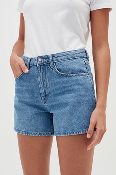 OVS, Pantaloni scurti din denim cu talie medie, Albastru deschis OVS, Pantaloni scurti din denim cu talie medie, Albastru deschis