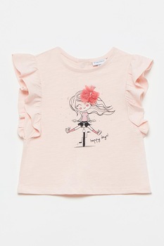 OVS, Tricou cu imprimeu grafic, Roz pal OVS, Tricou cu imprimeu grafic, Roz pal