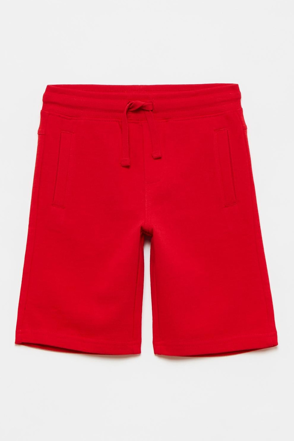 OVS, Bermude din jerseu cu snur in talie, Rosu