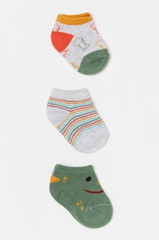 OVS, Set de sosete - 3 perechi, Verde/Gri OVS, Set de sosete - 3 perechi, Verde/Gri