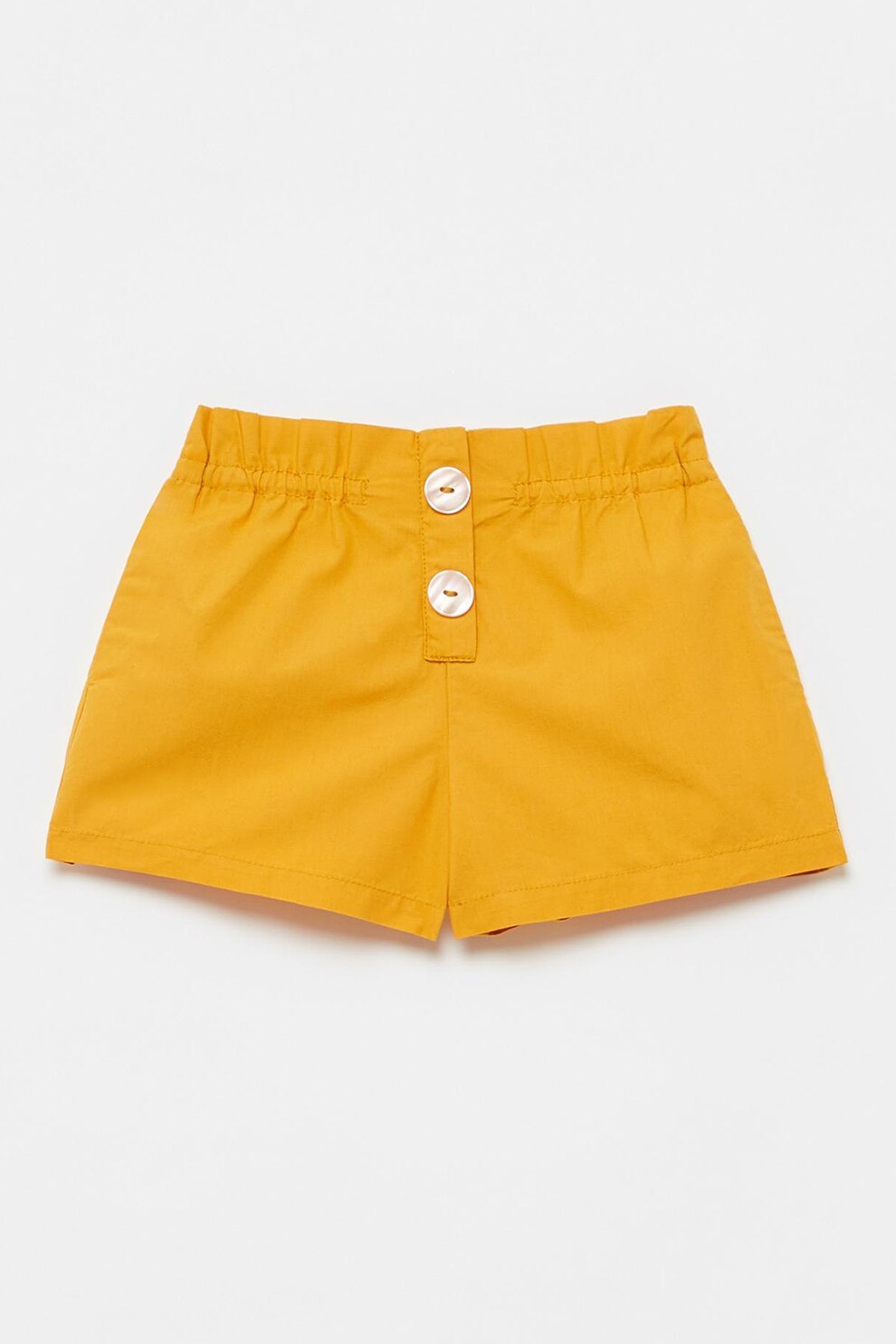 OVS, Pantaloni scurti cu insertie elastica, Galben sofran