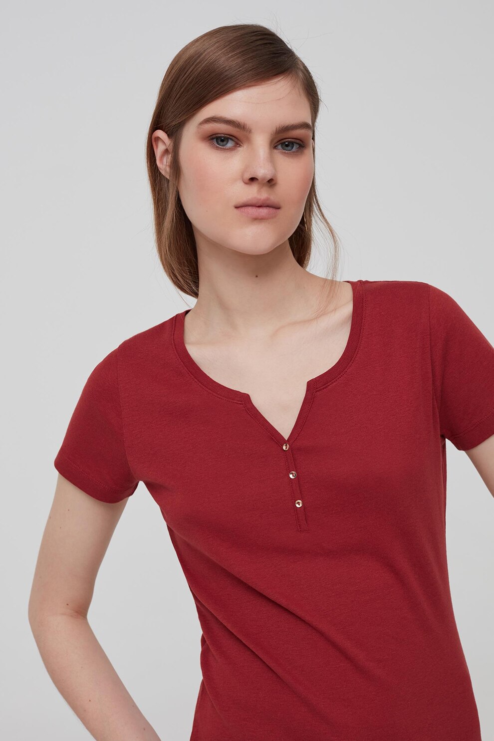 OVS, Tricou de bumbac, Rosu