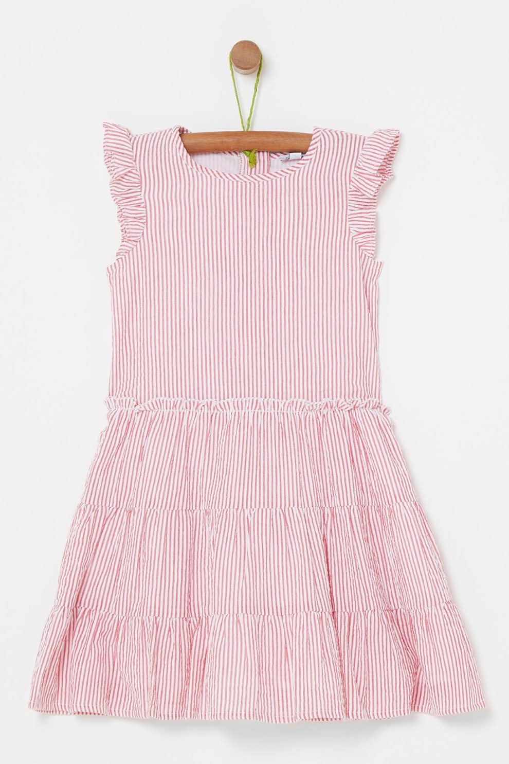 OVS, Rochie evazata fara maneci, Roz pastel, 122 CM