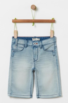 OVS, Bermude din denim cu aspect decolorat, Bleu/Alb prafuit OVS, Bermude din denim cu aspect decolorat, Bleu/Alb prafuit