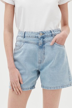 OVS, Pantaloni scurti din denim cu aspect decolorat, Albastru deschis OVS, Pantaloni scurti din denim cu aspect decolorat, Albastru deschis