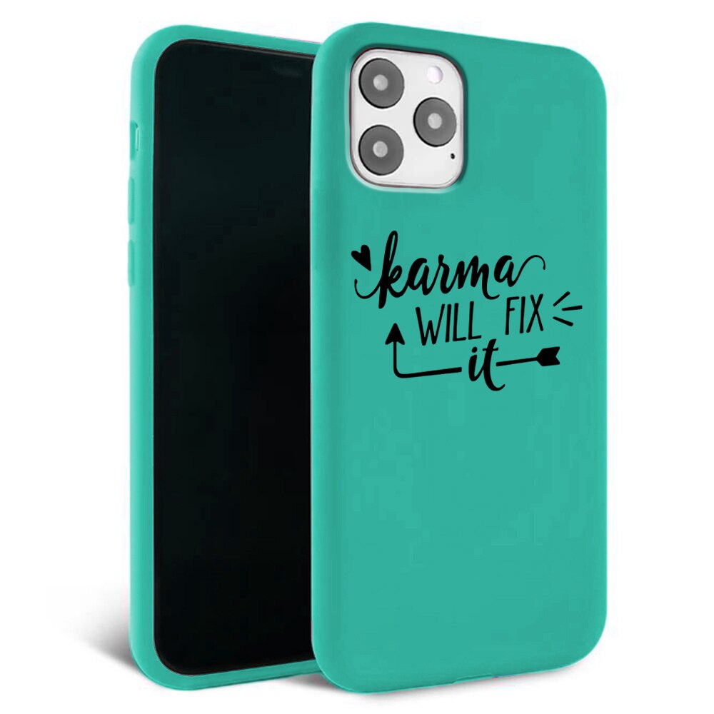 Husa pentru iPhone 11 pro - Silicon Matte - Karma 2