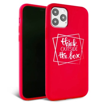 Husa pentru iPhone 11 pro - Silicon Matte - Outside the Box 2 Husa pentru iPhone 11 pro - Silicon Matte - Outside the Box 2