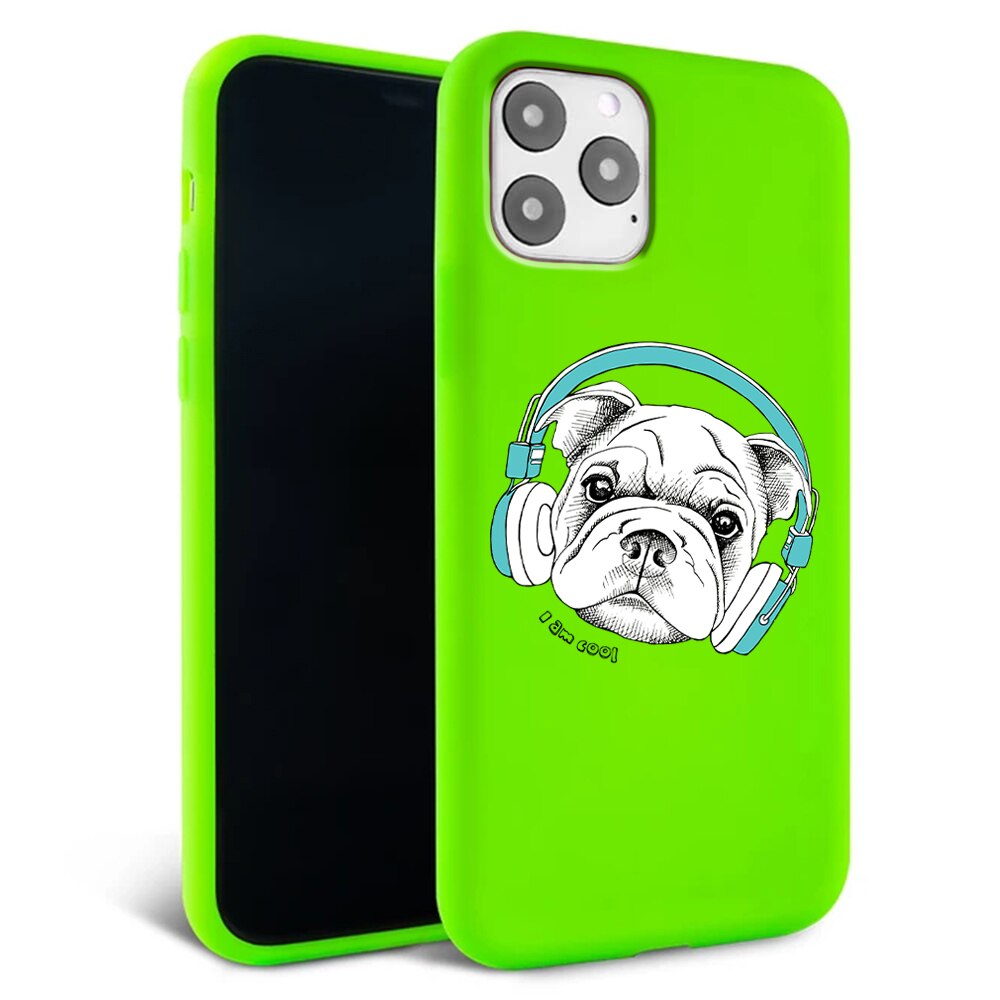 Husa pentru iPhone 11 pro - Silicon Matte - Cool dog