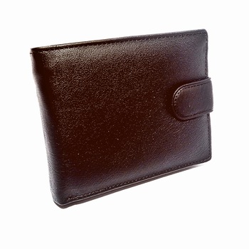 Portofel barbatesc din piele naturala, Hassion 055, maro Portofel barbatesc din piele naturala, Hassion 055, maro