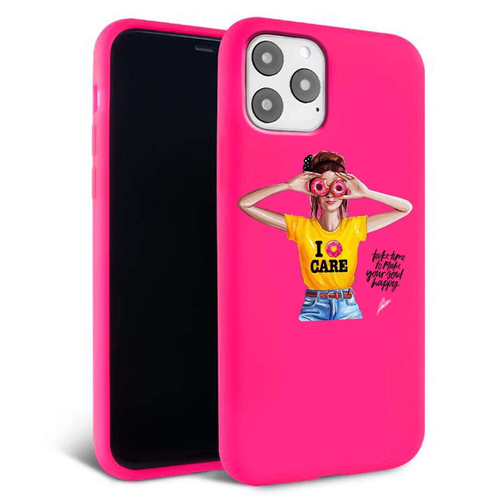 Husa pentru iPhone 11 pro - Silicon Matte - Don't care