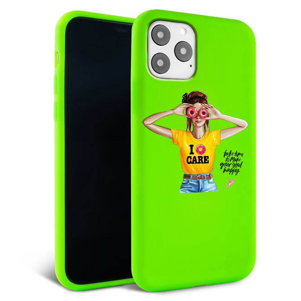 Husa pentru iPhone 11 pro - Silicon Matte - Don't care