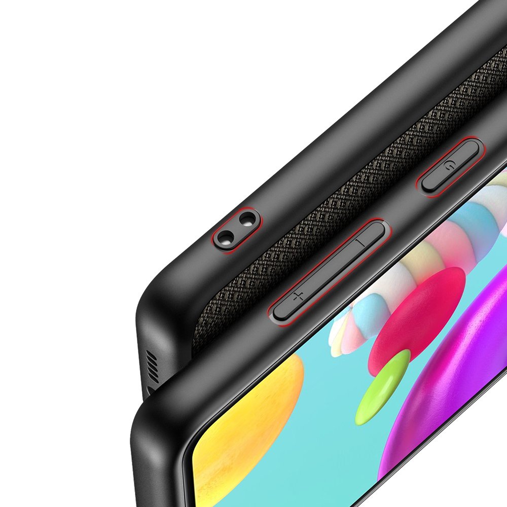 Husa de protectie, Dux Ducis Fino, Compatibil cu Samsung Galaxy A41, Maro