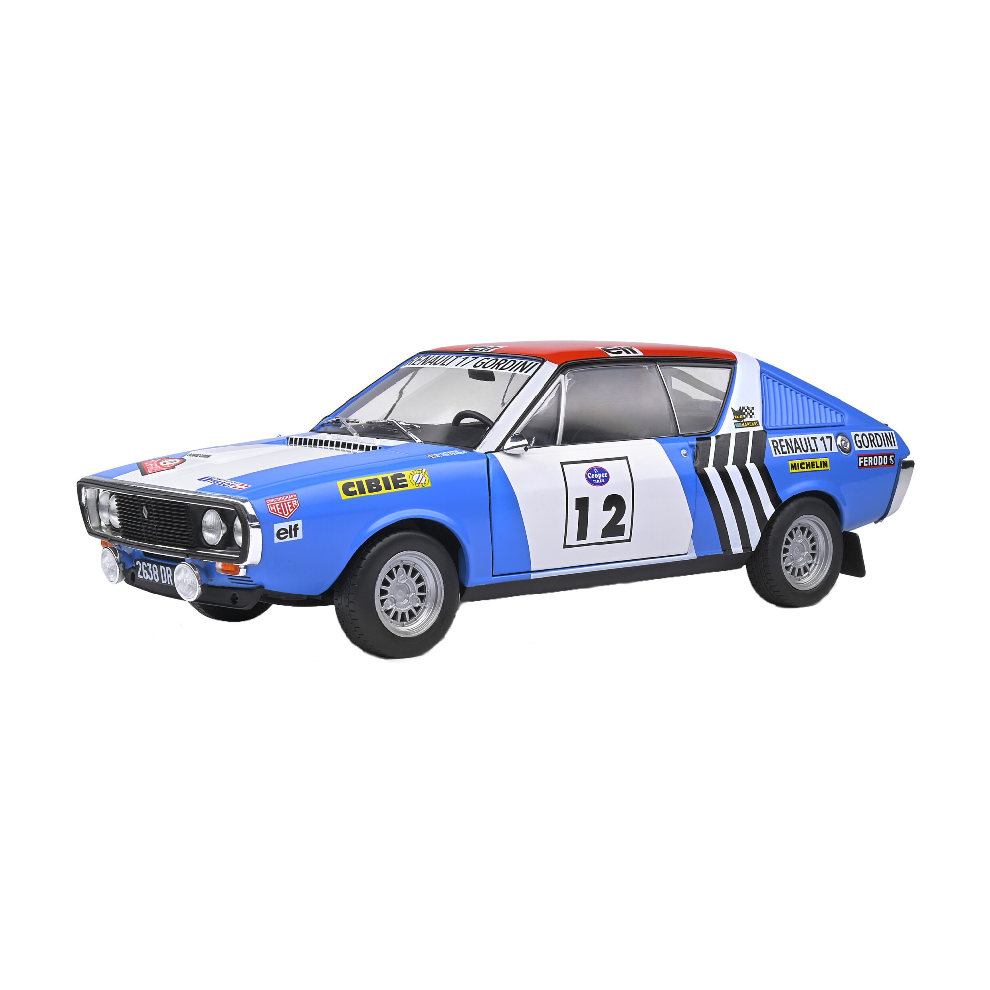 Macheta auto Renault 17 Gordini (1974) 1:18, Albastru, Solido