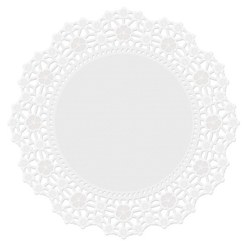 Set 16 bucati dantela din hartie pentru prajituri, forma rotunda, Wilton Set 16 bucati dantela din hartie pentru prajituri, forma rotunda, Wilton