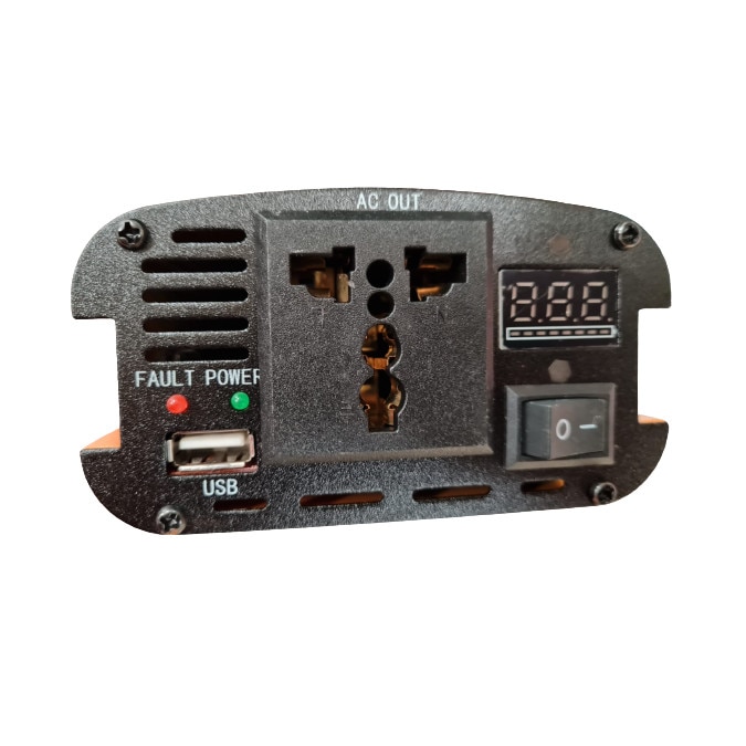 Професионален инвертор с напрежение 12V-220V, максимална мощност 500 W ...