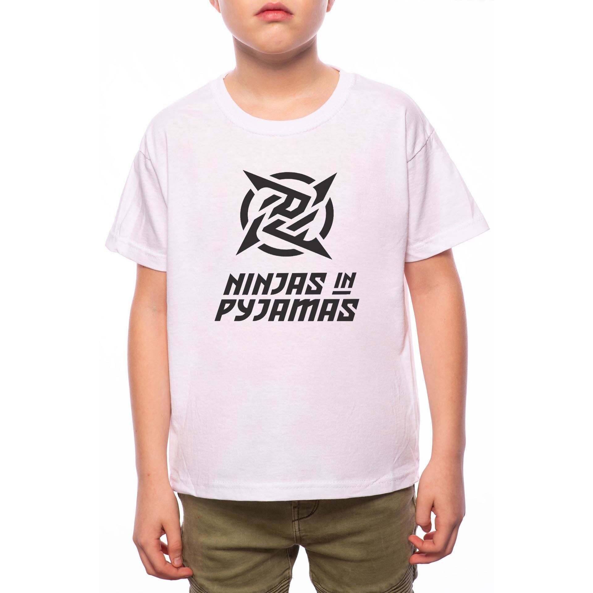 Tricou Baiat, Ninjas In Pyjamas, 100% Bumbac, Alb, W3