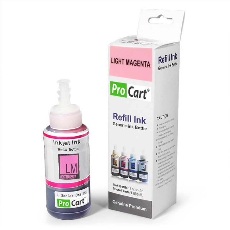 Cerneala refill foto DYE pentru imprimantele Epson din seria L, 100 ml, Light Magenta