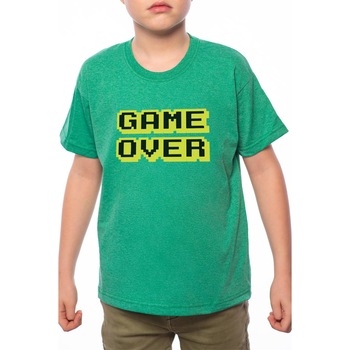 Tricou Baiat, Game Over, 100% Bumbac, Verde, G32 Tricou Baiat, Game Over, 100% Bumbac, Verde, G32