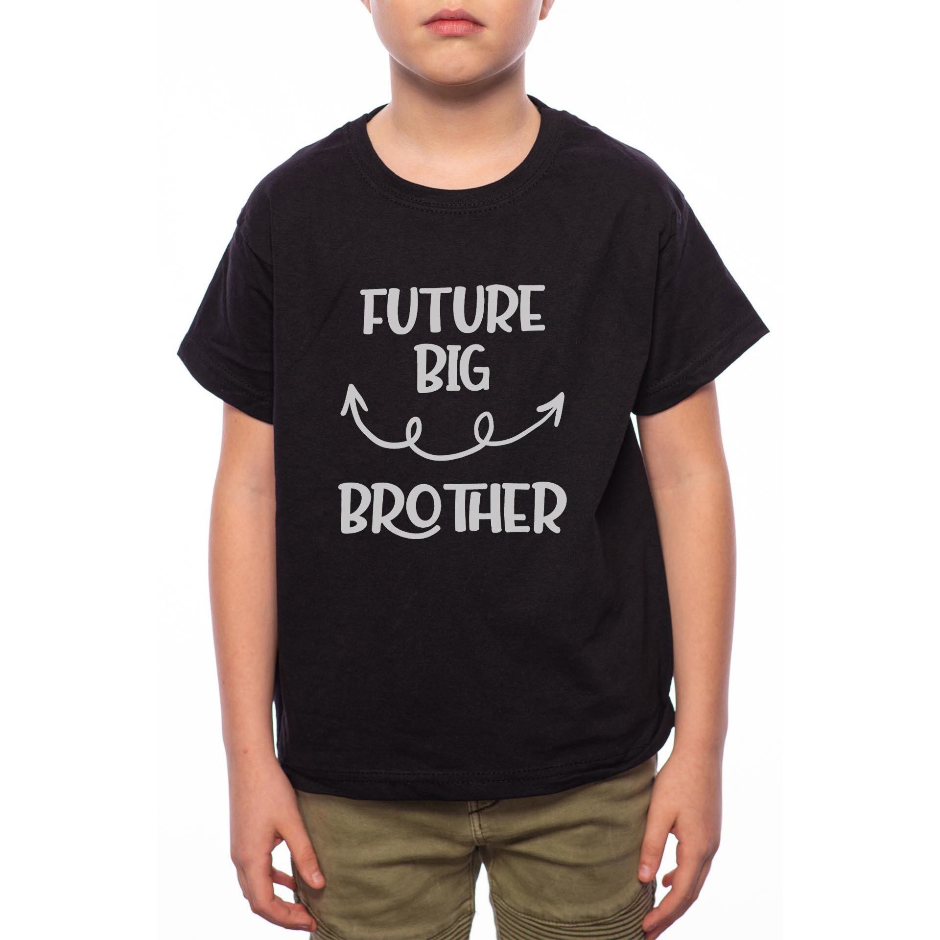 Tricou Baiat, Brother, 100% Bumbac, Negru, B45