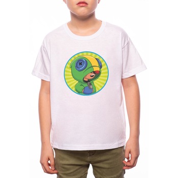 Tricou Baiat, Brawl Stars, 100% Bumbac, Alb, W2 Tricou Baiat, Brawl Stars, 100% Bumbac, Alb, W2