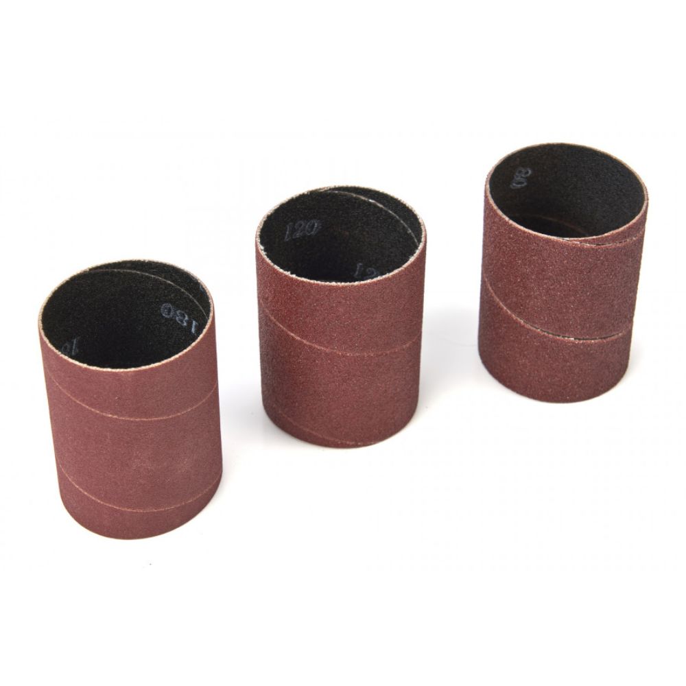 Set 3 role de hartie abraziva, HBM, pentru masina de satinat, K80, K120, K180