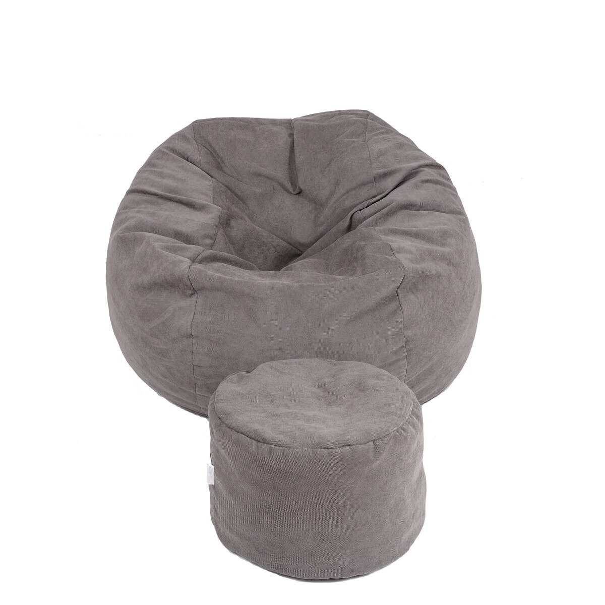 Fotoliu King Size XL cu Otoman, Serendibit Gama Plush Honey umplut cu fulgi de burete memory mix