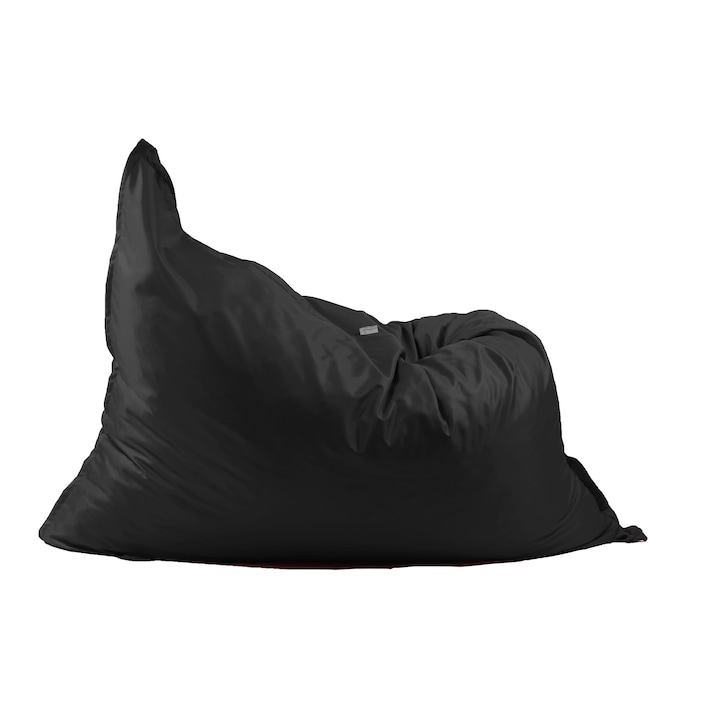 Pufrelax Magic Pillow XXL Babzsák, Fotel típusú, Panama Black, kültéren is használható, memóriakeverék szivacspelyhekkel