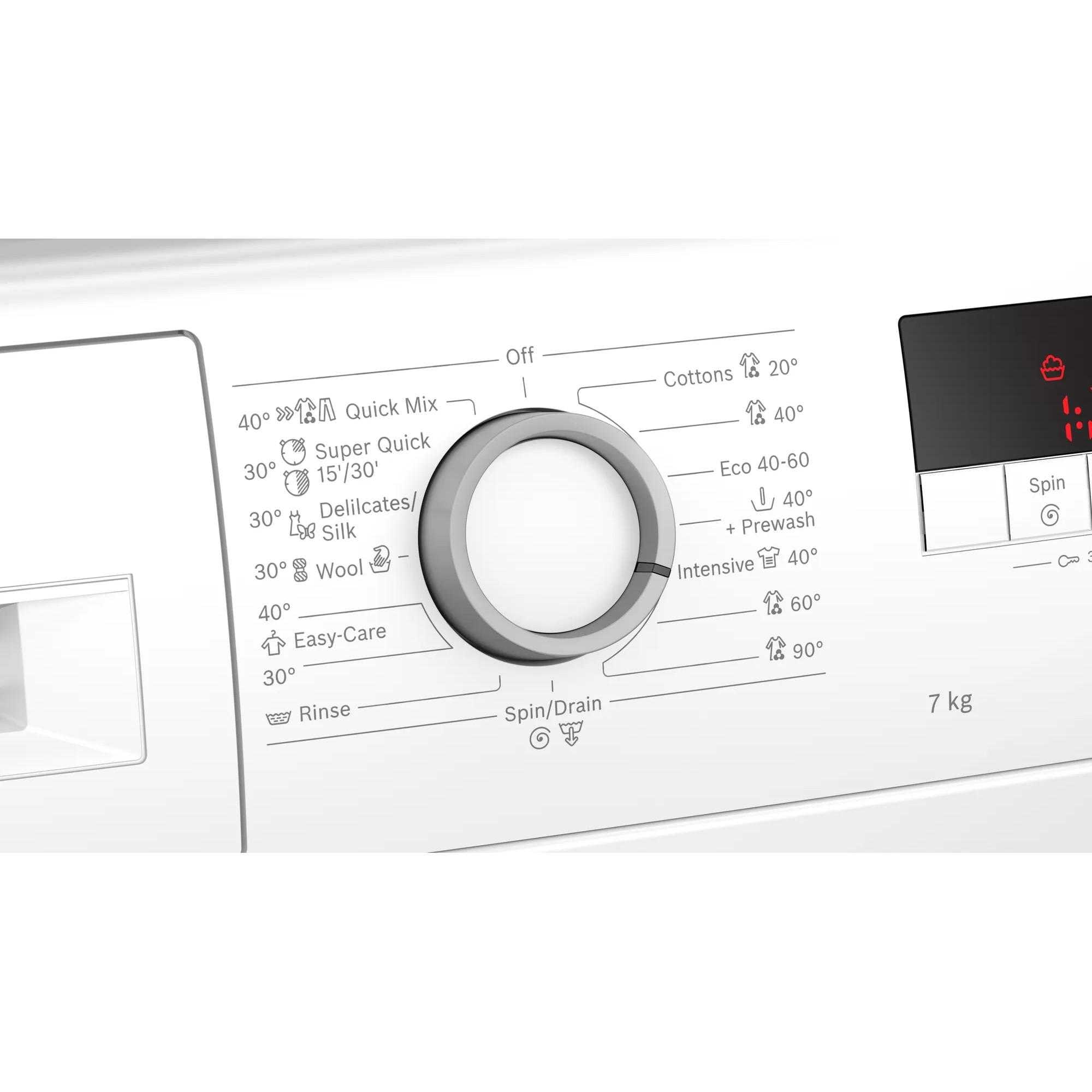 Masina de spalat rufe Bosch WAJ24062BY, 1200 RPM, 7 kg, Clasa D