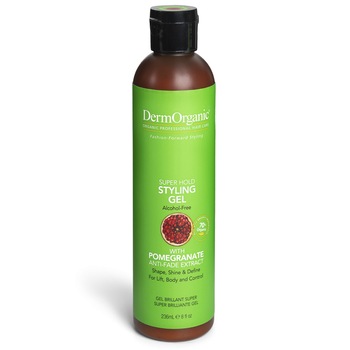 Gel styling profesional cu sustinere ferma, Dermorganic, 70% Continut Organic, 236 ml Gel styling profesional cu sustinere ferma, Dermorganic, 70% Continut Organic, 236 ml