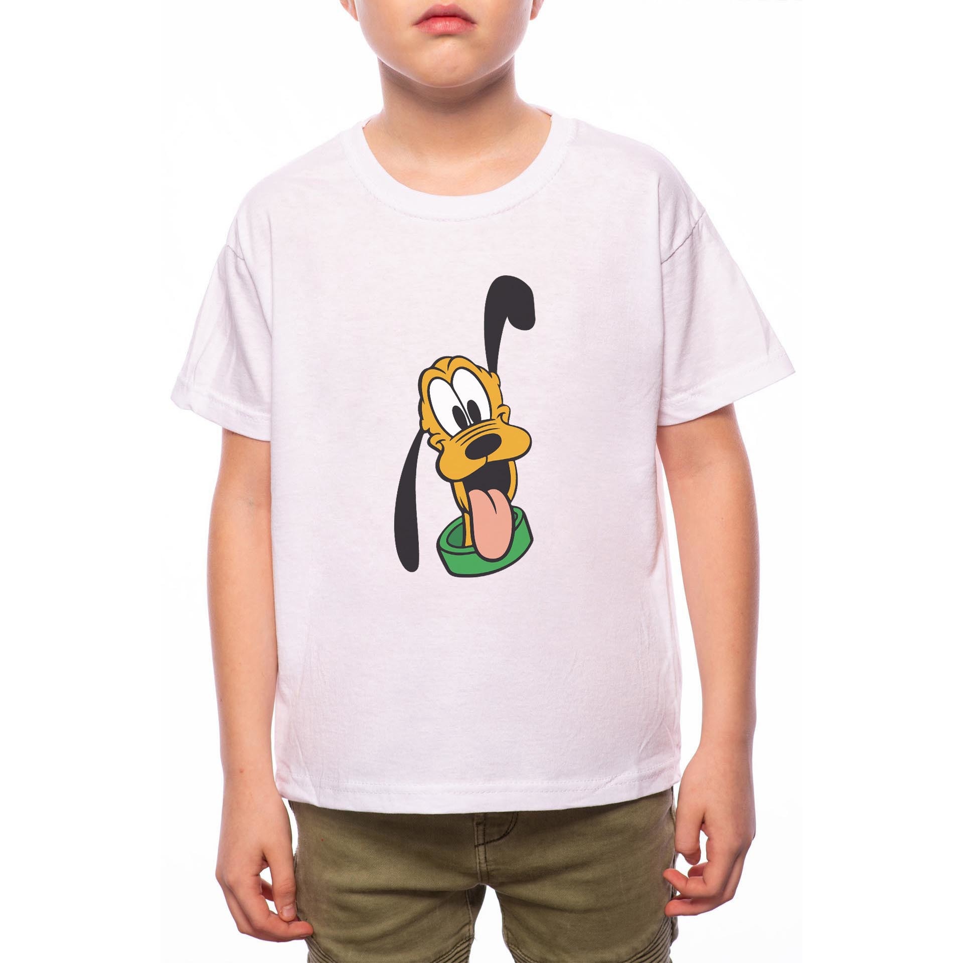 Tricou Baiat, Goofy, 100% Bumbac, Alb, W31