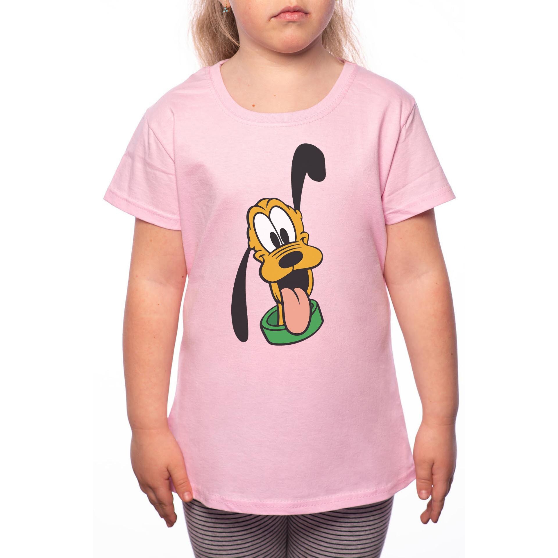 Tricou Fetita, Goofy, 100% Bumbac, Roz, P31