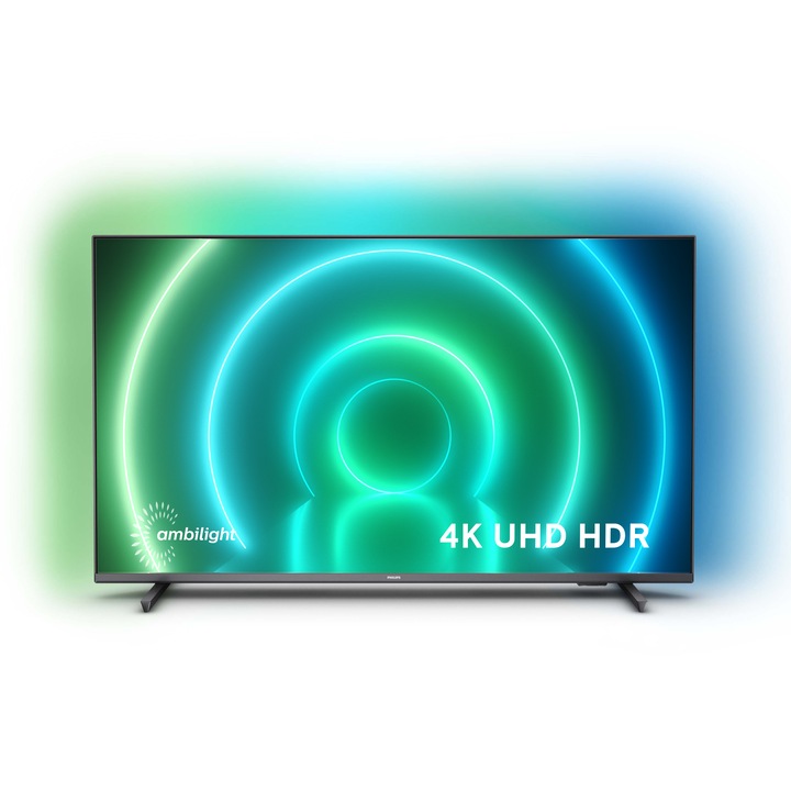 Televizor Philips Ambilight LED 43PUS7906, 108 cm, Smart, 4K Ultra HD, Clasa G