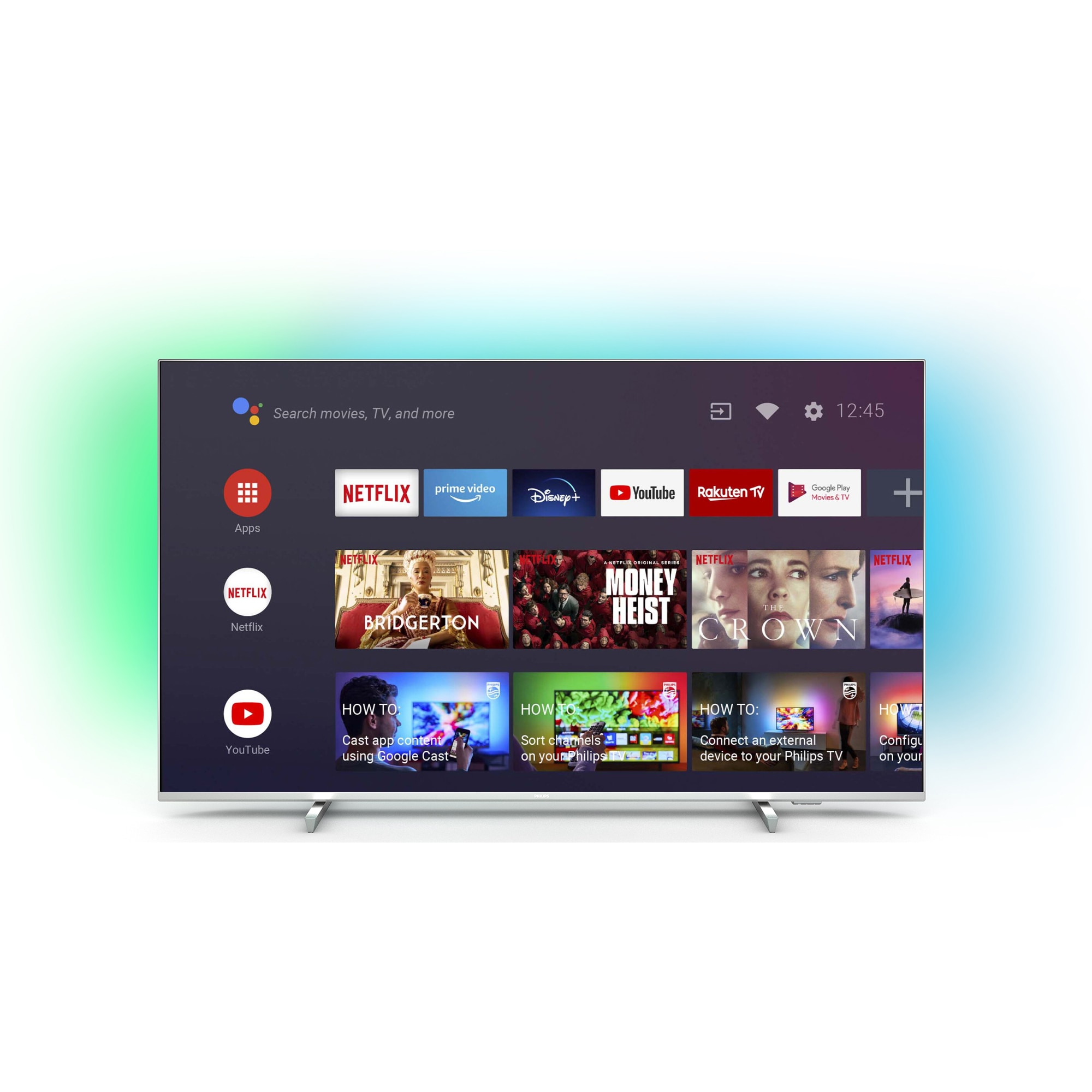 Memorize two weeks compile Televizor Philips, 139 cm, LED, Smart, Android TV, Ambilight, Ultra HD, 4K,  HDR10+, Wi-Fi, Bluetooth, Dolby Vision, HDMI, accesorii incluse, Negru  (55PUS7956/12) | Istoric Preturi