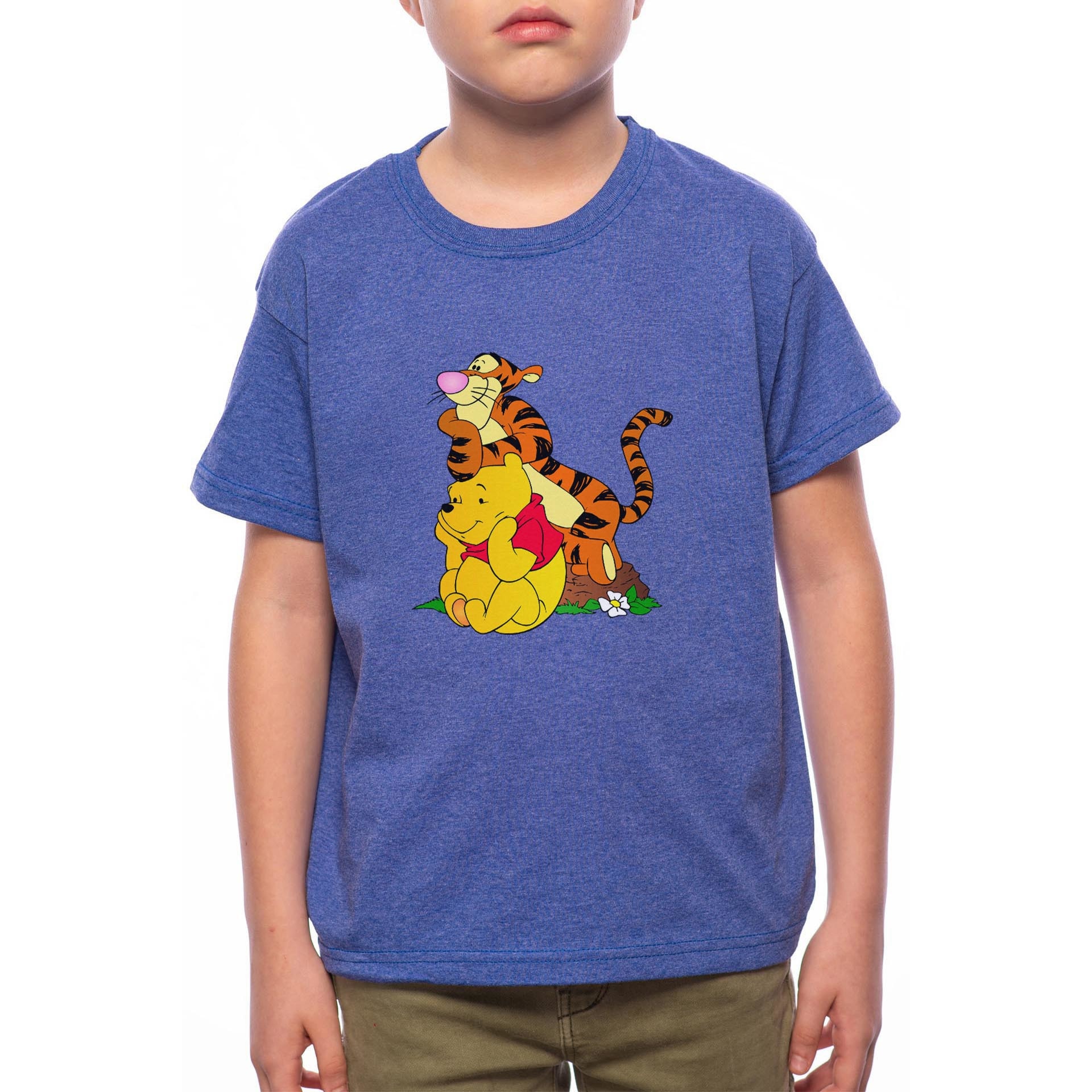 Tricou Baiat, Winnie the Pooh, 100% Bumbac, Albastru, A41